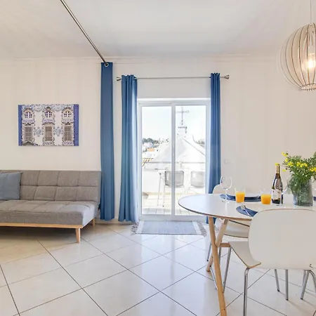 Apartment Old Town 2br 50m Ocean W/ Ac Wi-fi Parking Terrace Albufeira
